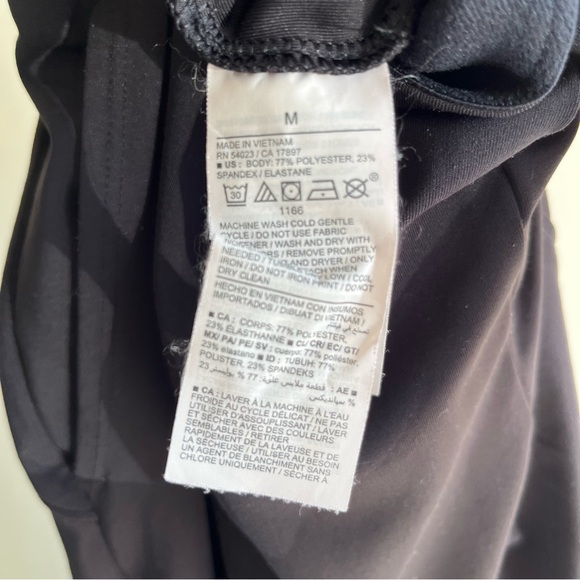 Old Navy Powersoft City Wide Black Leggings Athletic Yoga Pants Sz Med Stretchy - Picture 4 of 4